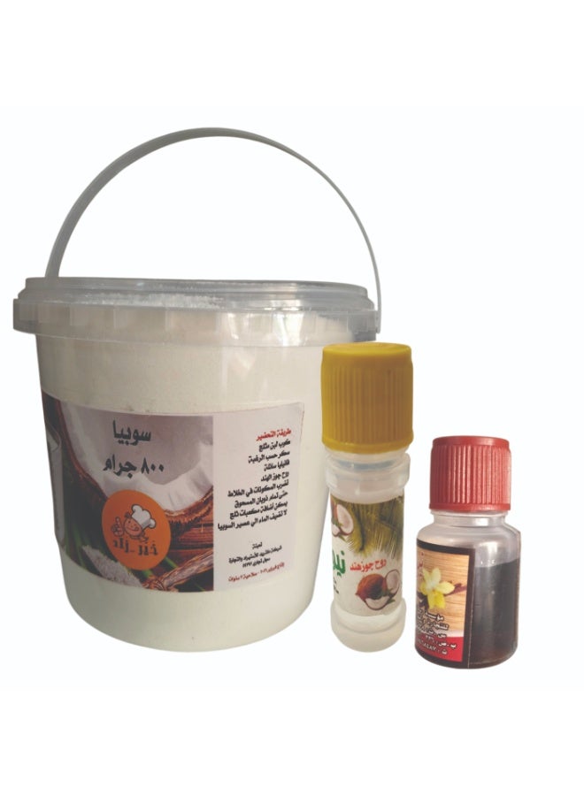 Sobia powder with added coconut essence and vanilla )800 grams( - Image 3